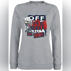 🍁Marvel/Vans Women's Captain Marvel, Vans Off The Wall Sweatshirt